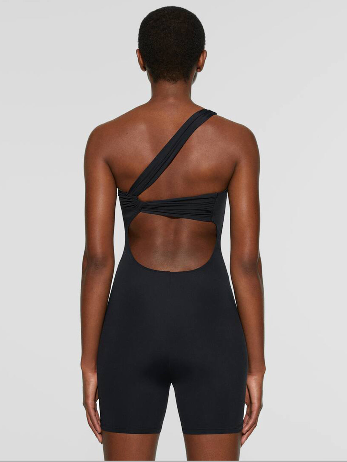 Single Shoulder Active Jumpsuit